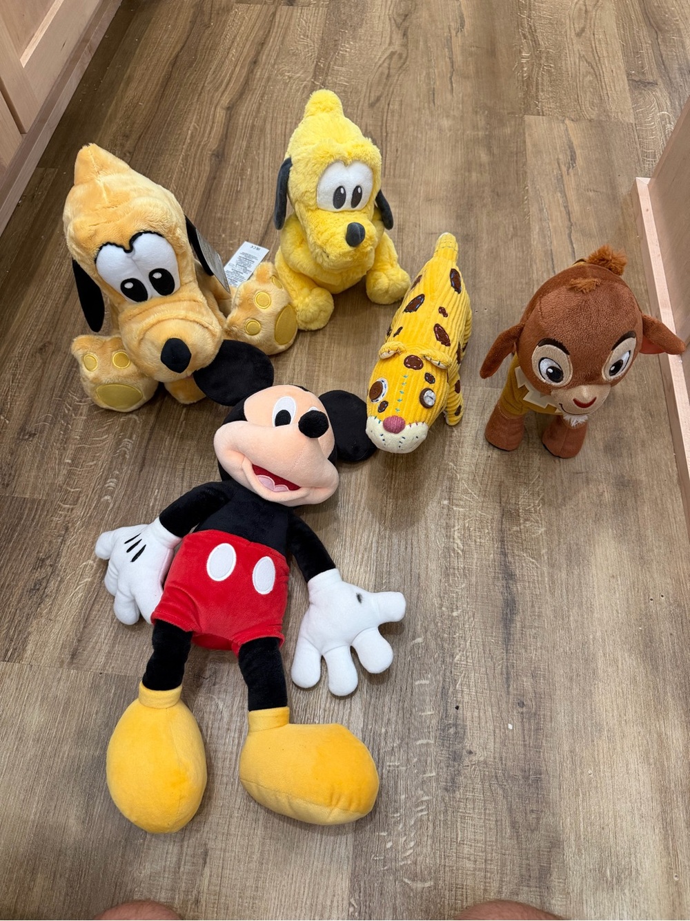Disney Plush. Mickey, Pluto, Wish, Encanto